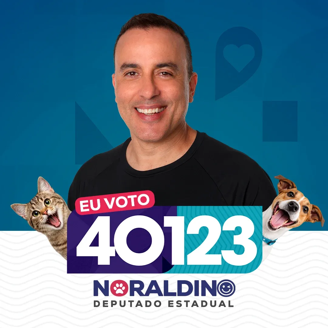 Noraldino Jr. 40123 — Noraldino com os pets